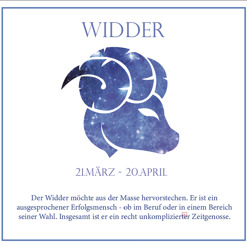 Sternzeichen